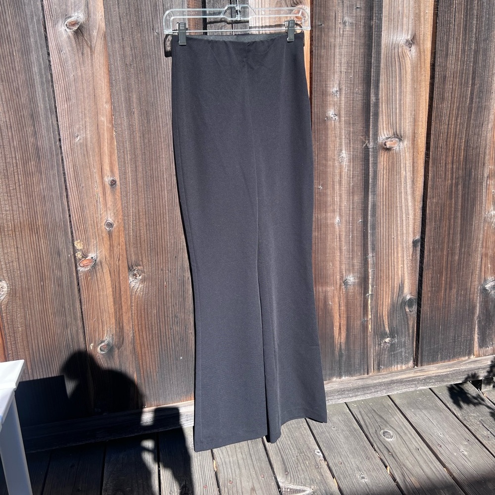 black slack work pants